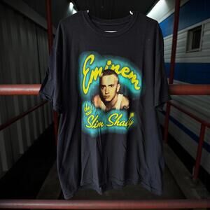 Eminem Real Slim Shady Airbrush XL modern vintage Graphic band tee rap hip hop